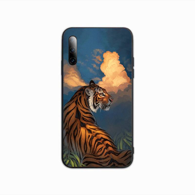 Fashionable Tiger Phone Case For Samsung J4 J6 J5 J7 2016 Note 5 8 9 10 Lite Plus 20 Ultra Silicone Cover