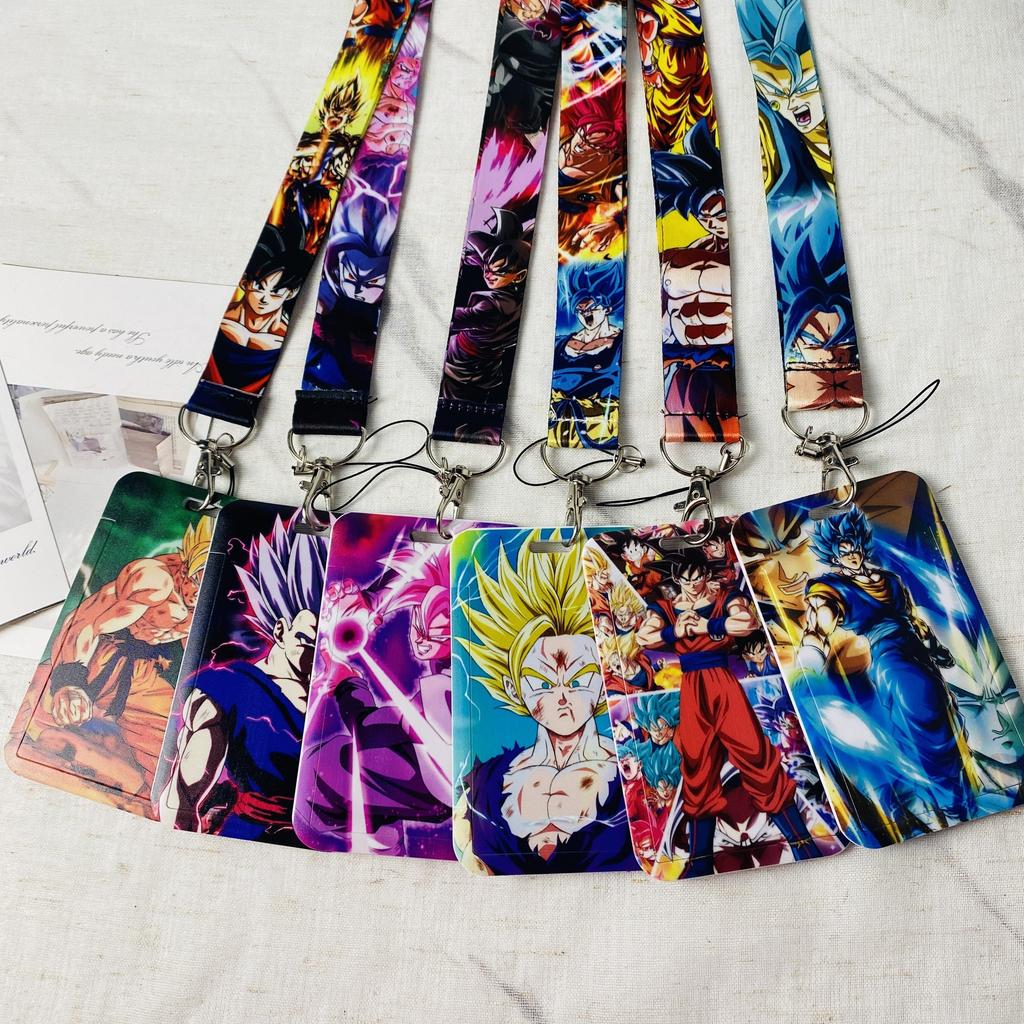 Anime Card Cases Card Lanyard Key Hang Rope Lariat Cosplay Badge ID Cards Holders Neck Straps Keychains Fashion Accessories Gift 6
