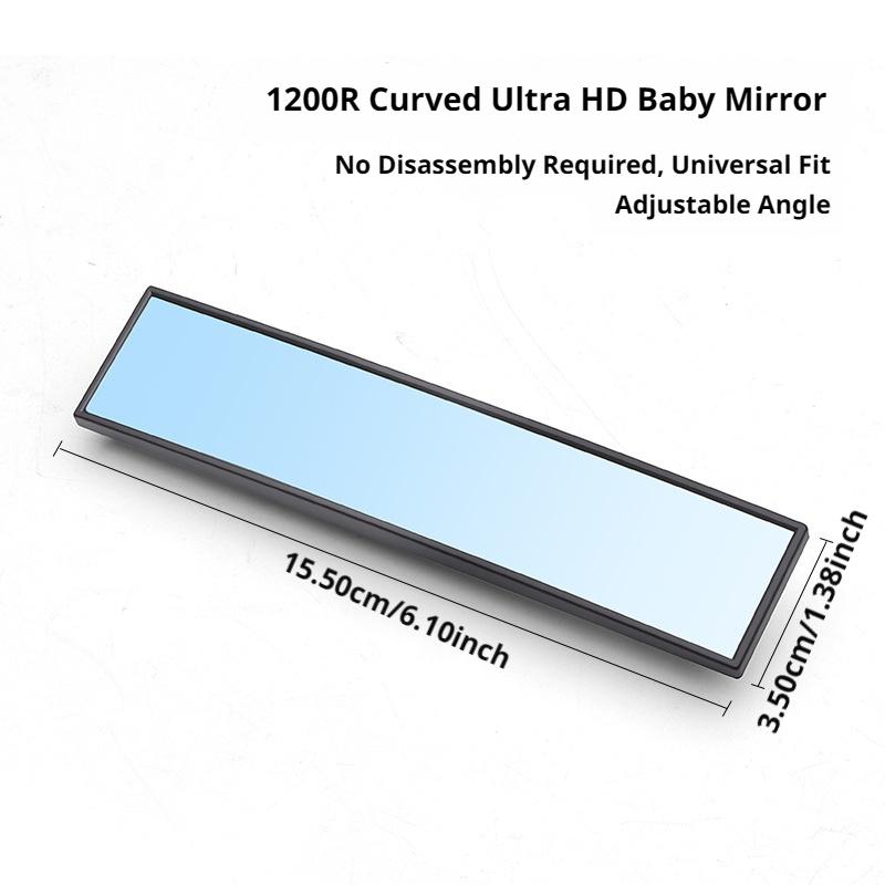 SEAMETAL Curved Car Interior Rearview Mirror Wide Angle Baby/Child Safety Observation Mirror Rear Seat Mirror Auxiliary Monitor Interior Mirrors6
