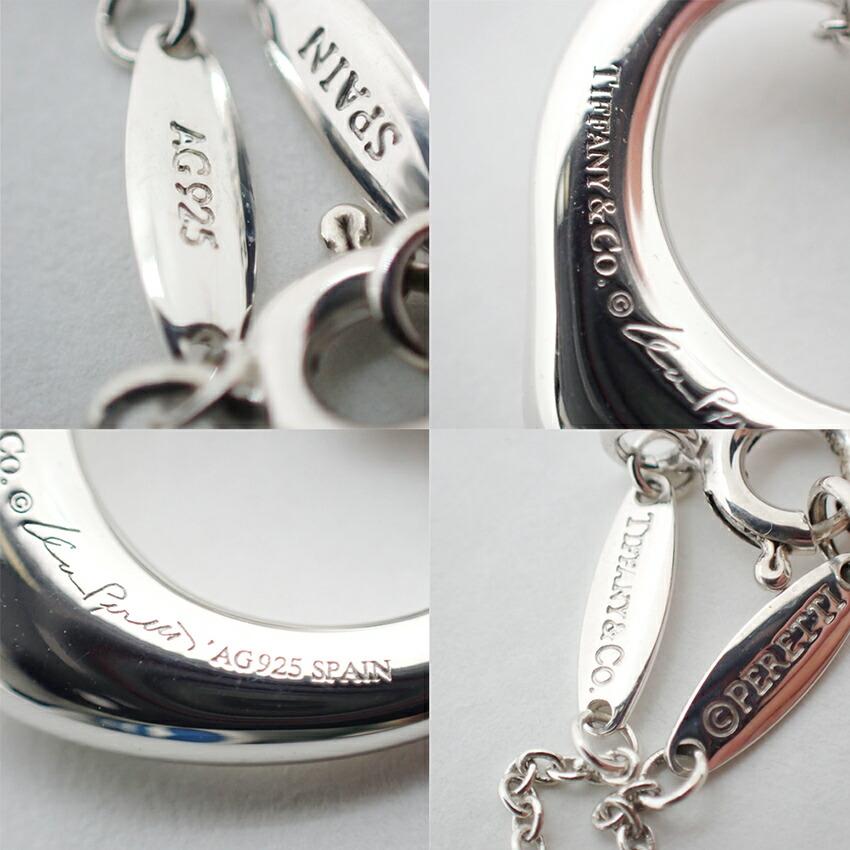 [Б/у] TIFFANY/Tiffany 925 Open Heart Подвеска/ожерелье [g312-68]