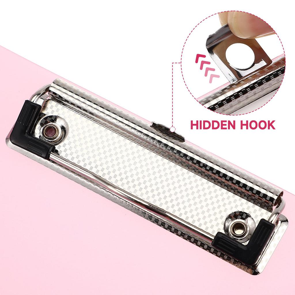 NUOLUX A5 Plastic Portable Clipboard Folders, Set of 10, 23x16cm, Profile Clipboards, Paper Holder Clipboards, Menu Clipboards, Office Supplies