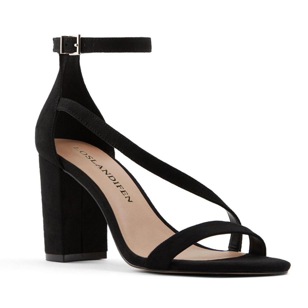 Женские замшевые босоножки на низком каблуке-лодочке на массивном каблуке