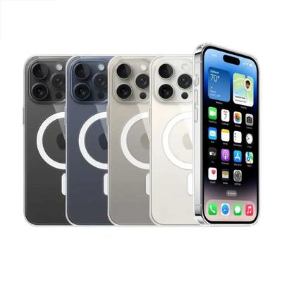 Прозрачный чехол для iPhone, беспроводной зарядки Apple Animation Case Magsafe iPhone 12 13 14 Pro Max Поддержка беспроводной зарядки
