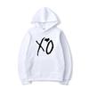 Fashion XO Letter Printed Hoodie Pop Singer Unisex's Casual Hip Hop Hoodie Women's Unisex Sports Pullover Fashion Street Unisex Hoodie
