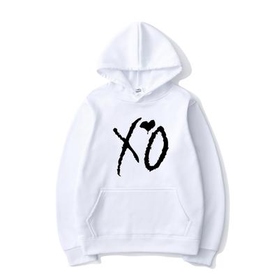 Модная толстовка с принтом букв XO, повседневная толстовка в стиле хип-хоп унисекс с буквенным принтом, женская толстовка унисекс, спортивный пуловер, модная уличная толстовка унисекс