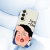 For Samsung Galaxy A36 5G Case Make Faces Kid Pattern Printing Straight Edge TPU Phone Back Cover