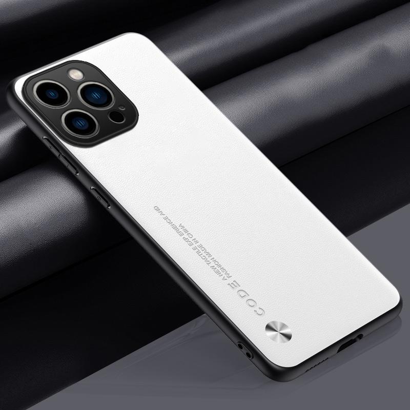 EUCAGR Роскошный Ультратонкий Кожаный Чехол для Телефона Для iPhone 16 15 14 13 12 11 Pro Max XR XS Max Однотонный Кожаный Противоударный Мягкий Чехол Задняя Крышка