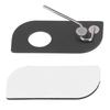Recurve Bow Arrow Rest Alloy Stable High Sensitivity Magnetic Arrow Rest with Sticker for Shooting Left Hand