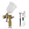 Adjustable Paint Sprayer with 1.8mm Nozzle G1/4 Male Thread Aluminum Alloy Air Spraying Tool Gold
