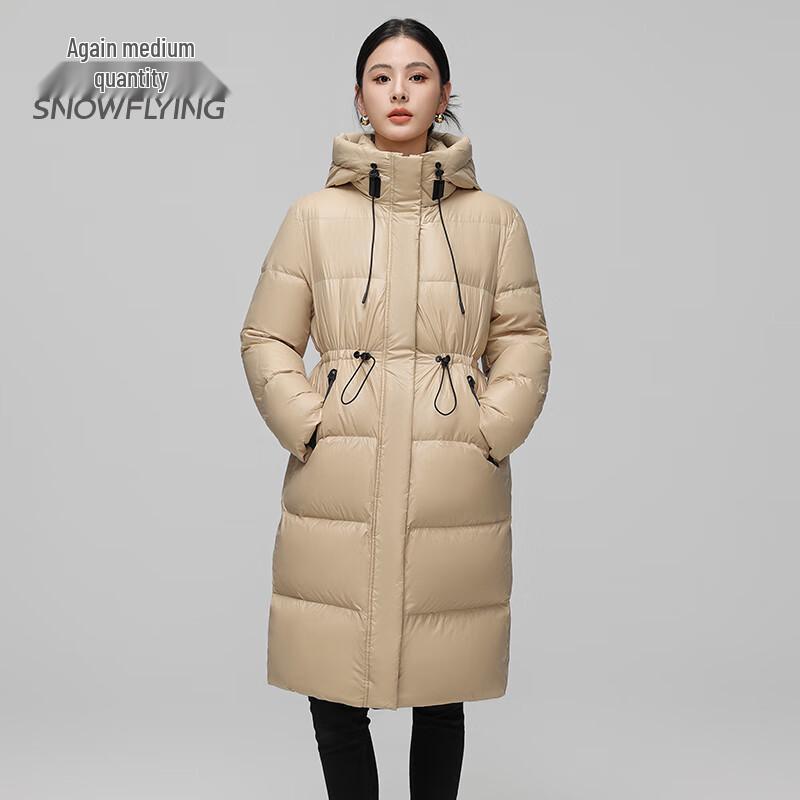 SNOWFLYING Women's Mid-Length Duck Down Jacket