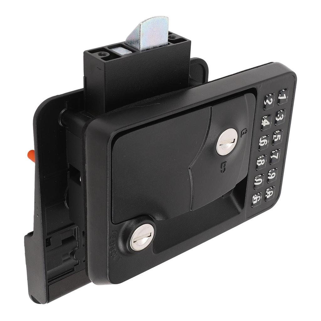 KIMISS RV Keyless Entry Keypad with 2 Remotes and Password Zinc Alloy for and Motorhomes Lock, Yachts, Trailers,