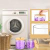 2 Pack Laundry Pods Detergent Container for Laundry Room Organization and Storage Plastic Storage Jars with Bamboo Lids
