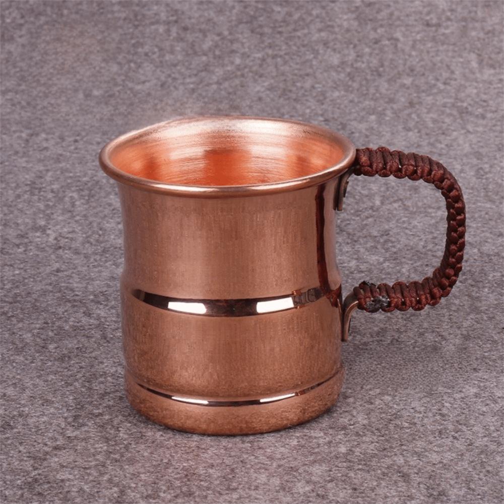 Weave Handle Moscow Water Mule Thickened Design Copper Beer Mug Copper Milk Mug Breakfast Drink