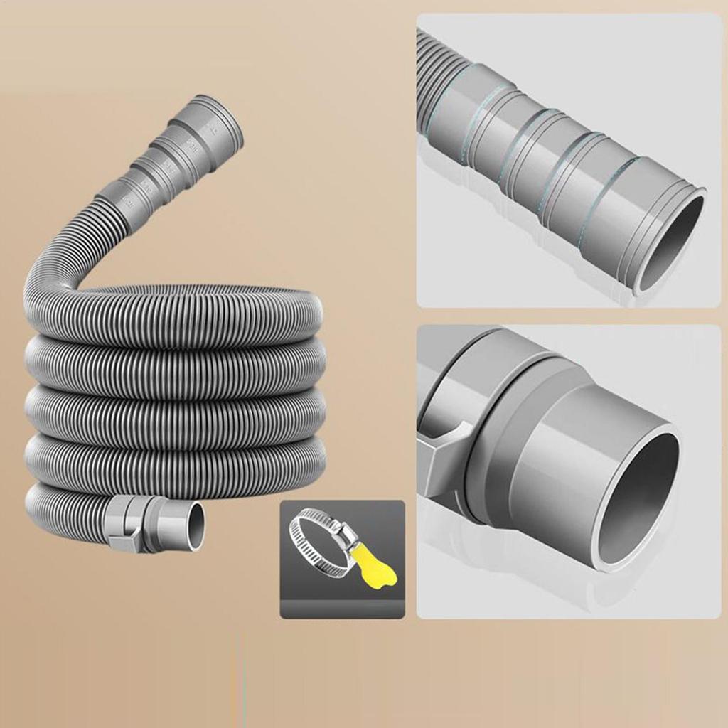 Foldable Caravan Sewer Pipe Kit 4/6/10m RV Trailer Sewer Hose With Adjustable Adapter And Clamp Leakproof RV Hose Rv Accessories