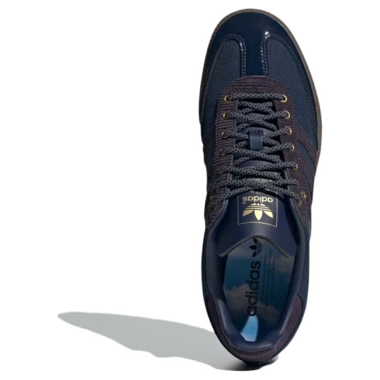 ALWAYTH x adidas Samba Collegiate Navy Мужские кроссовки Синий Аврора-Черный Матовое золото IH5186