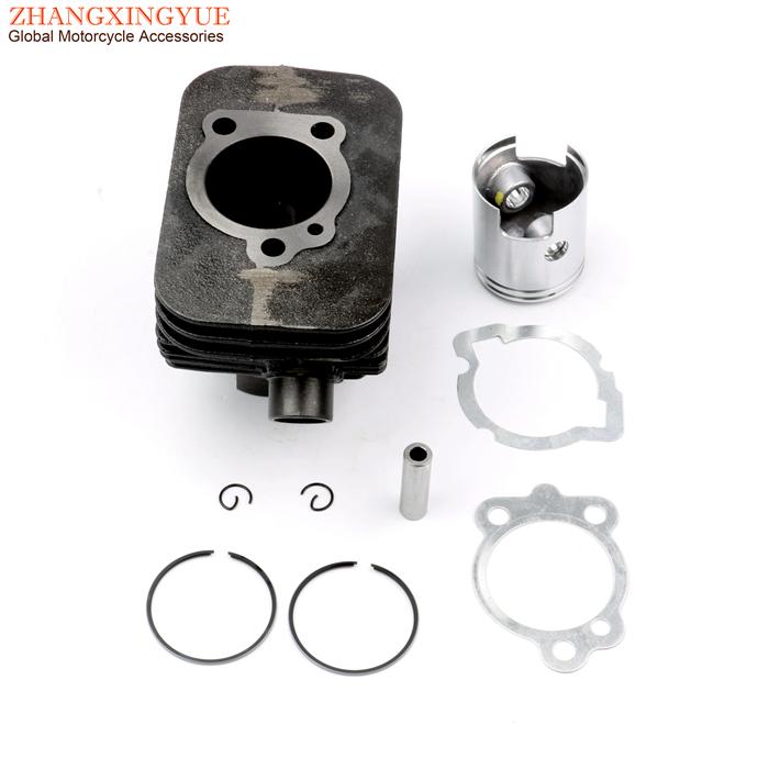 43mm 65cc Big Bore Cylinder Kit For Piaggio Ciao Boss 50 Boxer Grillo Si Bravo Ceao 50cc 10mm 2-Stroke Engine Parts