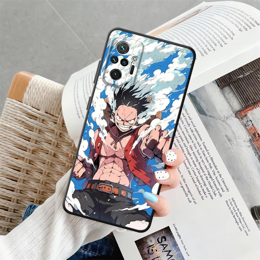 Чехол для Xiaomi Redmi Note 10 9 8 Pro 12S 11 13 12 Pro Plus 10S 9s 11S Funda Чехол для телефона One Piece Луффи