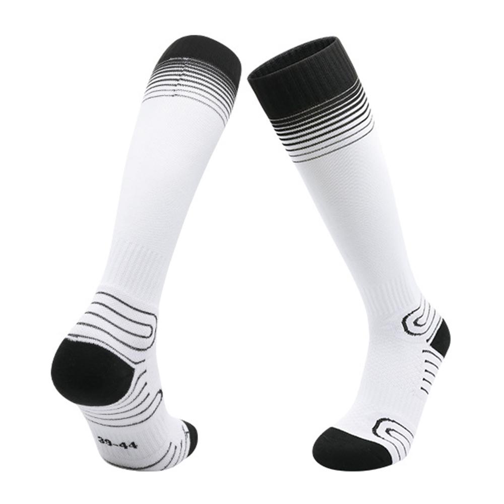 PORFIN 1 Pair M Size 34 - 38 Professional Football Socks Breathable High Tube Thickened Training Socks