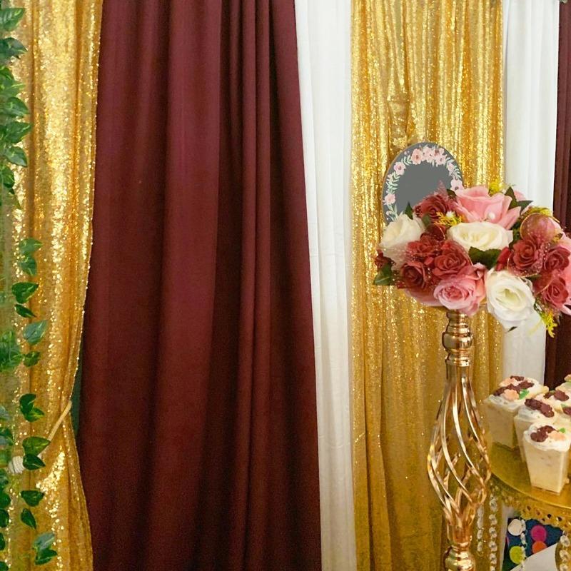 2 шт. блестящий фон с блестками, занавеска для фотосессии, декор для свадебной вечеринки
