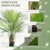 Artificial Palm Large 120cm Artificial Plant, Plastic Artificial Plants in Pot for Living Room Office