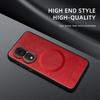 Для Honor 80 80 Pro Чехол из ПУ кожи с магнитным кольцом, мягкими краями, защитой от падений и отпечатков пальцев