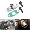 Turbo Oil Drain Outlet Flange Gasket Adapter Kit Aluminum 10AN Fitting for T3 T4 T35