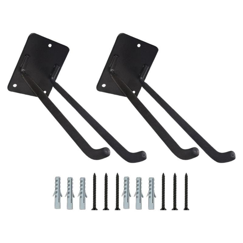 Double Hook Design 10Inch Wall Hooks Heavy Duty Hangers for Ladders Strollers top sale