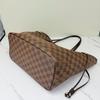 [Pre-Owned] Neverfull Mm Checkered Coated Canvas With Leather Trim Tote Bag - Excellent #138KOQW