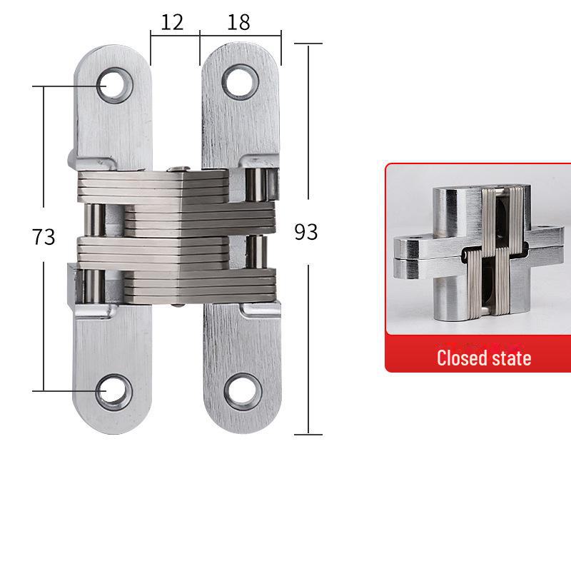 Скрытая крестообразная петля из цинкового сплава 180° для обеденных столов