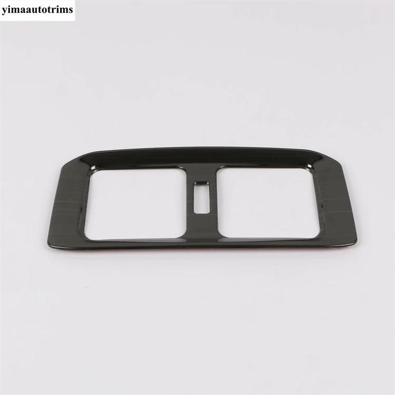 Car Rear Air AC Conditioning Vent Outlet Cover Stainless Accessories For Toyota RAV4 XA50      2024 Hybrid