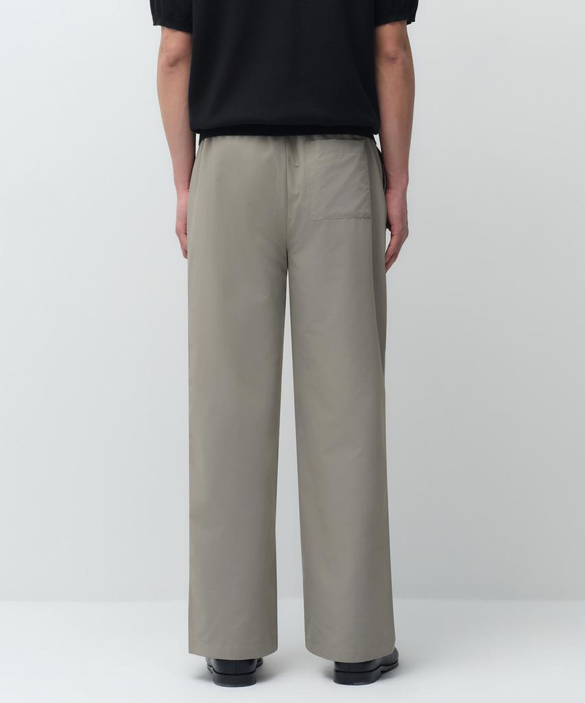 MUSINSA STANDARD Airy Dot Wide Elastic Waist Pants [Grayish Beige]