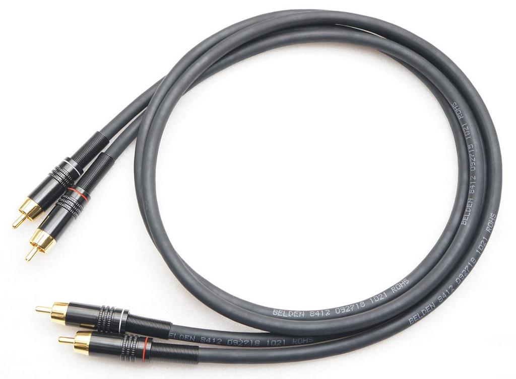 BELDEN 8412 RCA Красный и Белый Линейный Кабель 2 Пары (1m)