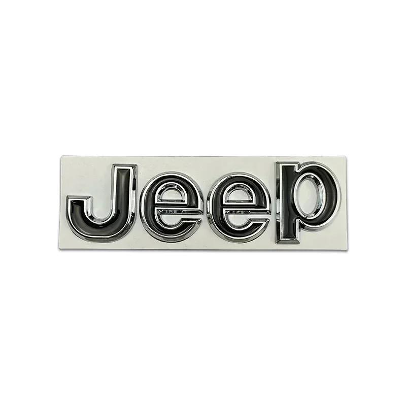 For Jeep Metal Car Styling Hood Trunk Badge Mark  for JEEP Wrangler Grand Cherokee Compass Renegade Patriot Rubicon Liberty J