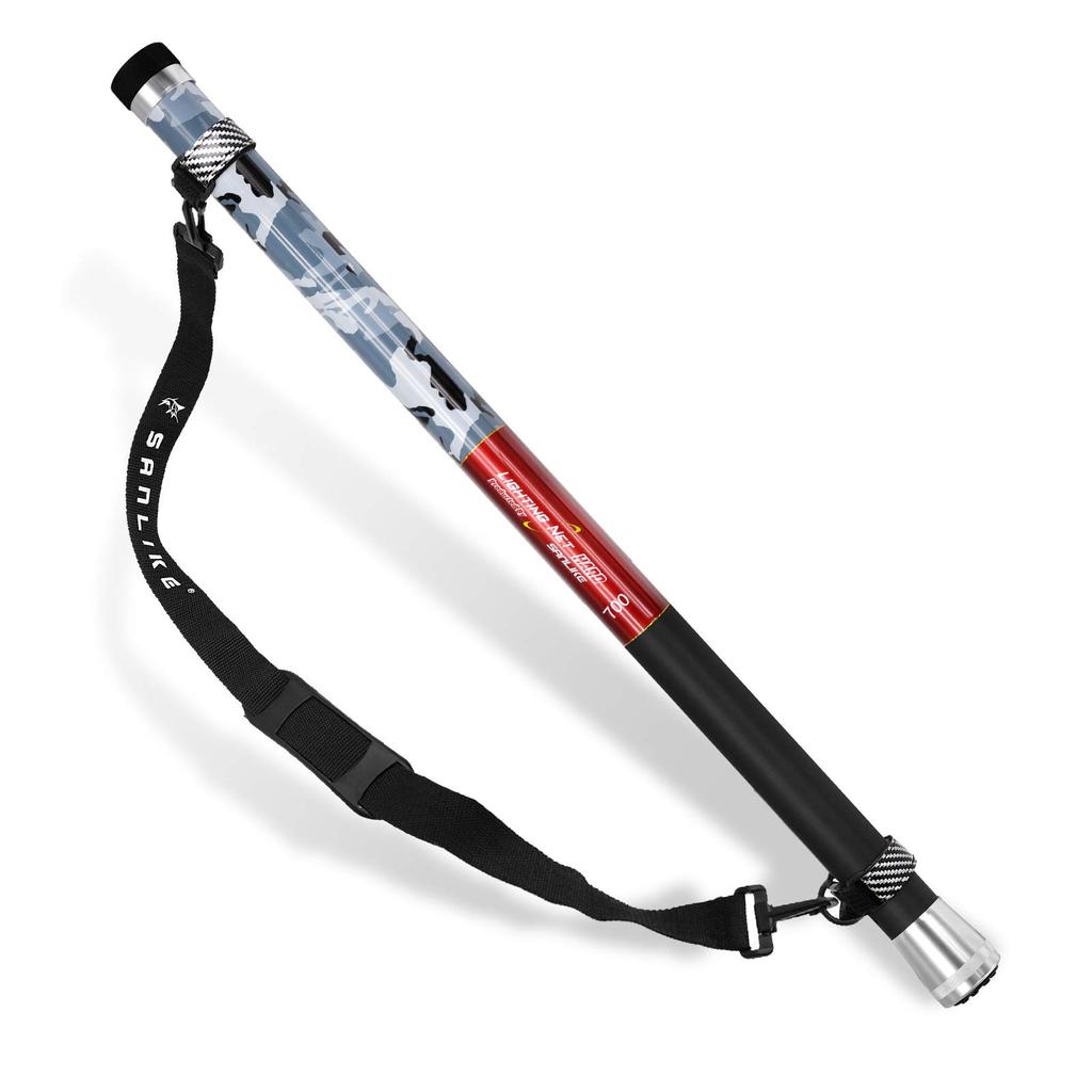 SANLIKE Landing Competition Landing Fiberglass EVA with 7M Pole, Pole, Handle, Ultra-lightweight, Handle, Telescopic, 11-section, Belt, Portable,