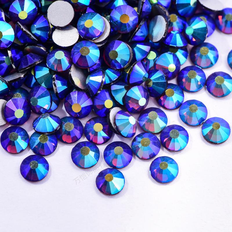 Стразы для дизайна ногтей, хрустальные стеклянные аксессуары, сделай сам, дрель с плоским дном, чехол для мобильного телефона, разноцветные, аксессуары Guomao A, аксессуары