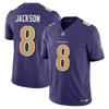 Baltimore Ravens 8 Jackson Football Jersey Mens Sports Shirt