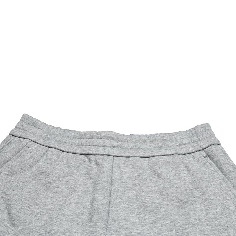 Fila Оригинальные женские флисовые брюки на кулиске, модные, простые, теплые, свободные, прямые, повседневные брюки, женские брюки Cartier-Flower-Gray F51W549602FMG