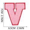 Mixed Color 7Cm Towel Embroidery English Letters Cloth Sticker Clothing Accessories Letter Sticker Computer Embroidery Chapter Boy Ironing Letters