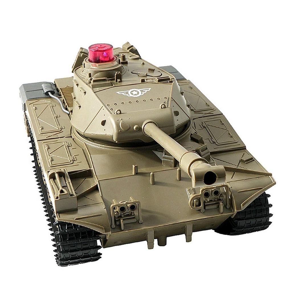 RC Танк Военная машина Колесница Радиоуправляемая машина Беспроводное управление Моделирование Модель танка Игрушка Военное хобби Популярный подарок 2.4Ghz Детский (зеленый)