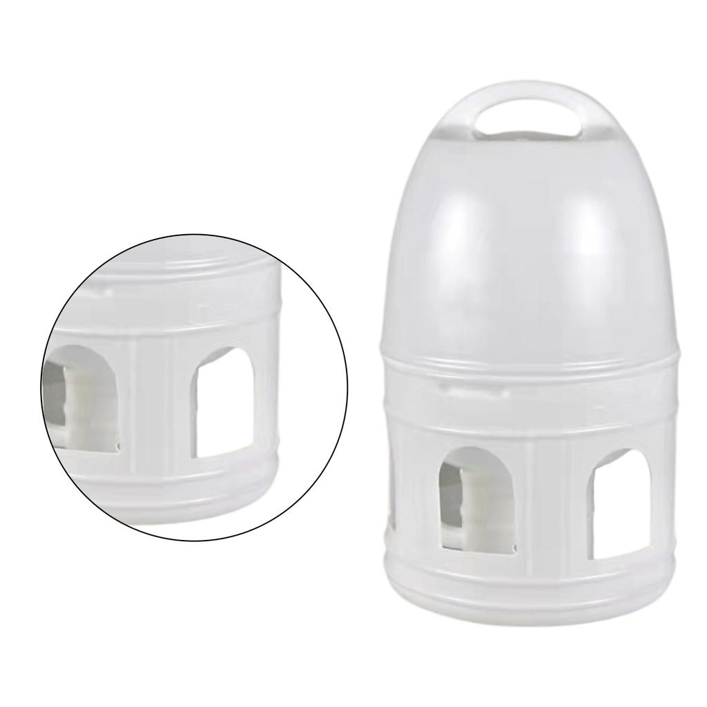 10L Large Capacity Bird Waterer Automatic Drinking Fountain for Parakeets Doves and Pigeons with Easy Refill Design