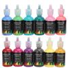 12 Color Ink Paint Liquid DIY Airbrush Paint Art Ink for Car Crafts Tile Rocks 348ml
