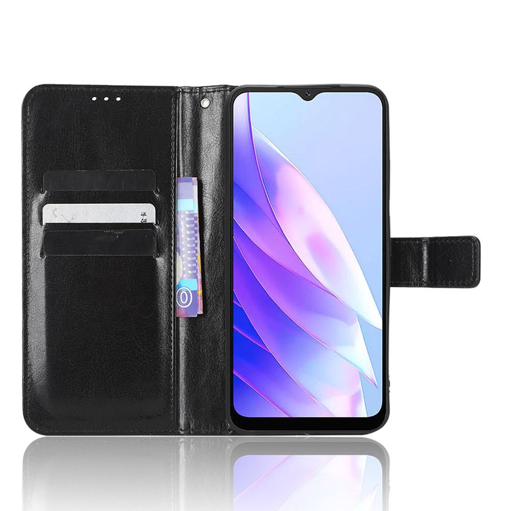 Для Blackview A52/A52 Pro Чехол-кошелек с подставкой и слотами для карт – Ударопрочный, Пылезащитный, Бизнес-чехол-книжка из прочной кожи