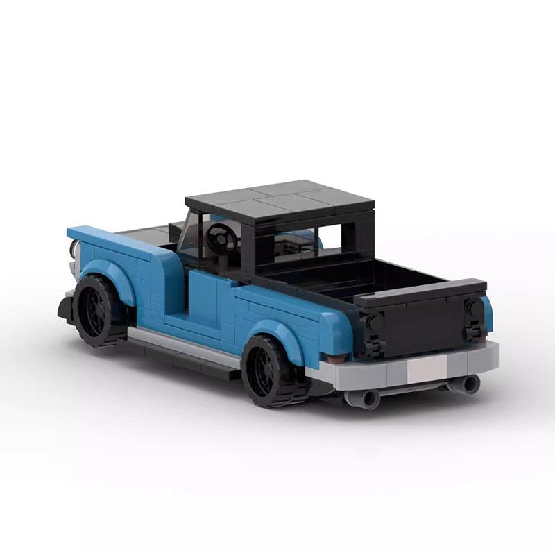 Спортивная гоночная машина MOC-9262819 50-х годов Сельскохозяйственный грузовик Speed8 Сетчатый автомобиль Образовательные Совместимые Строительные Блоки Игрушки
