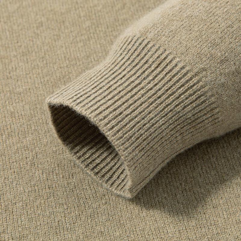 Мужской зимний утолщенный шерстяной свитер с круглым вырезом Luotz