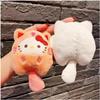 Горячая милая плюшевая игрушка-брелок Sanrio, аниме-аксессуар Куроми, цепочка для подвешивания на рюкзак, праздничные подарки для мальчиков и девочек
