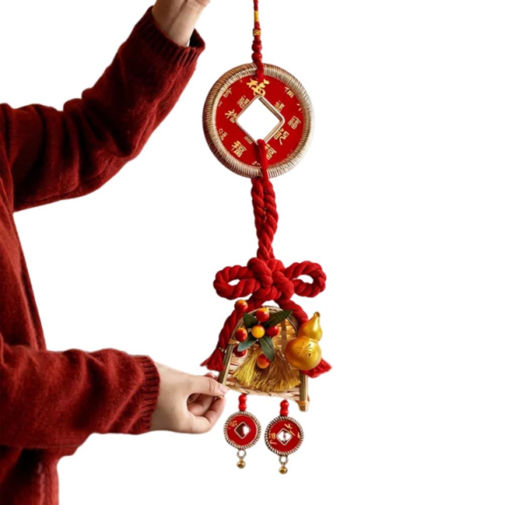 Chinese Knot Lucky Pendant Hanging Ornament Lucky Broom Dustpan Pendant Home Decoration