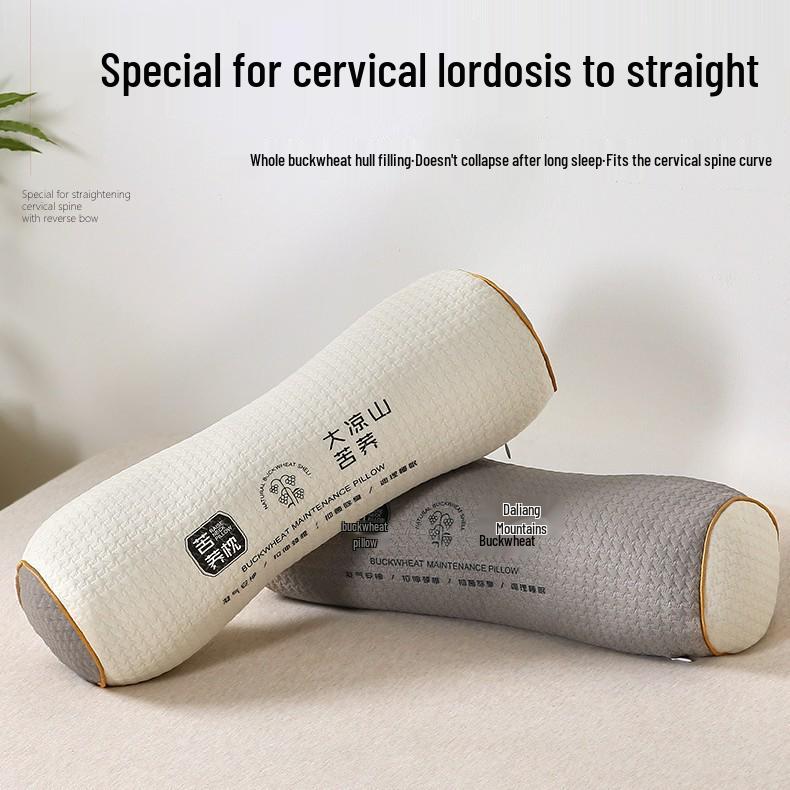 2025 Buckwheat Hull Neck Support Pillow: Triangular Traction Aid for Better Sleep