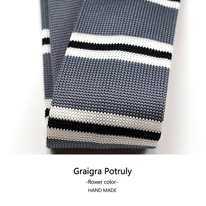 Темно-зеленый маленький галстук 5 см узкий вариант кофейного цвета ретро полосатый британский японский прилив плоский вязаный галстук