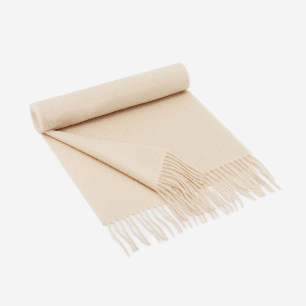 2025 Осень/Зима Новый женский/мужской однотонный шарф из 100% кашемира, высококачественный, простой и универсальный, шарф с утолщенным плечом