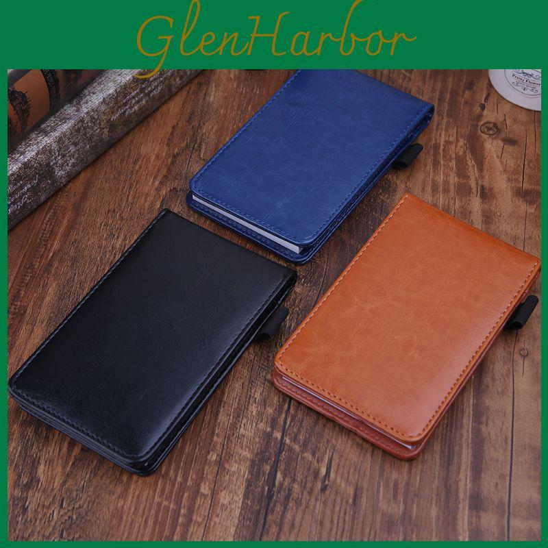 Planner Multifunction Pocket Notebook A7 Small Notepad Note Book Leather Cover Business